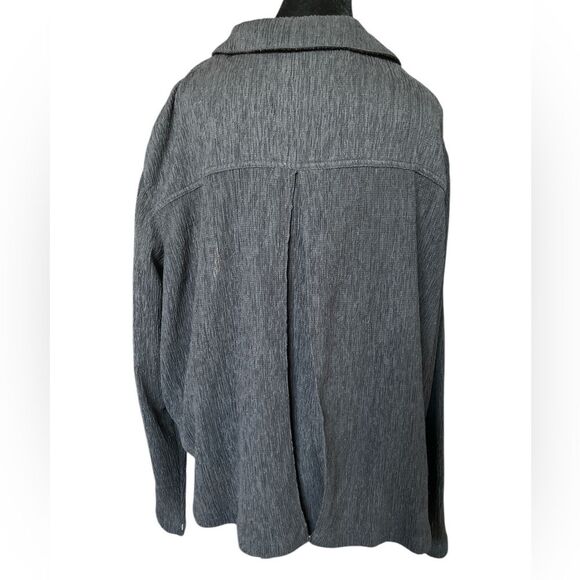 Vintage Travelsmith Black Crepe Lightweight Jacket Size 3X Classic Modest - Picture 5 of 7